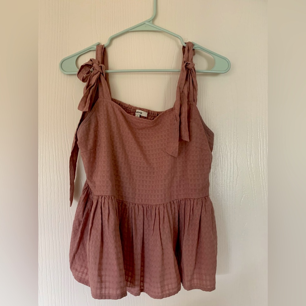 Madewell Tie Blouse